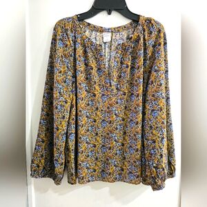 Floral Print Women's Top